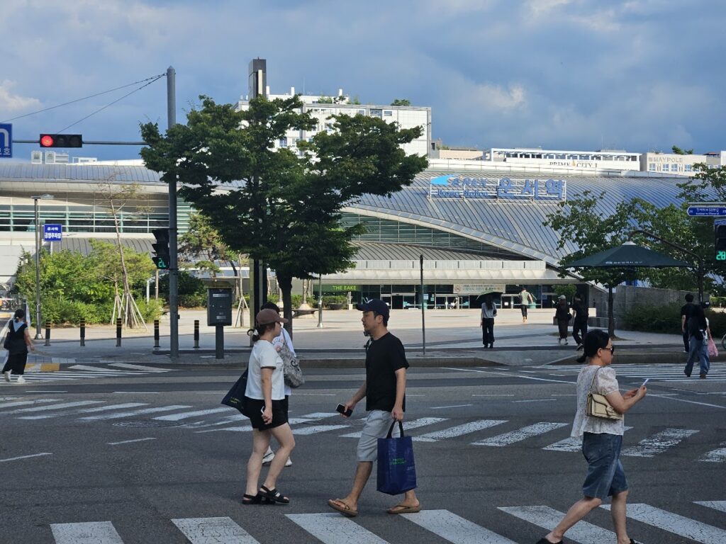 Unseo Station near Incheon Airport in South Korea